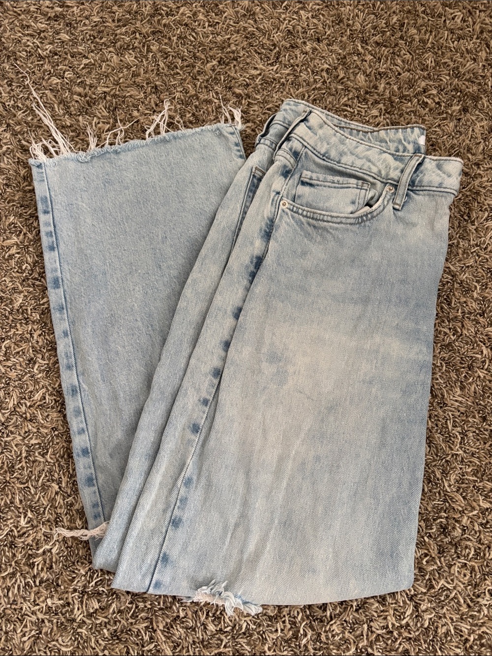 Light Wash Women's Baggy Straight Leg Jeans